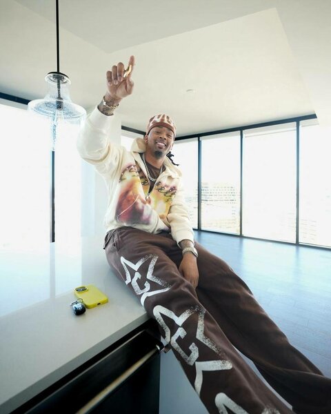 Pantalons streetwear avec étoiles