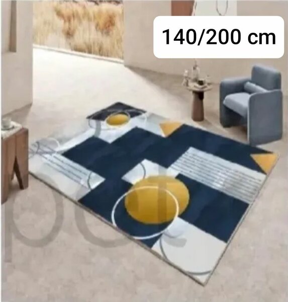 Tapis Moderne Géométrique 140x200 cm