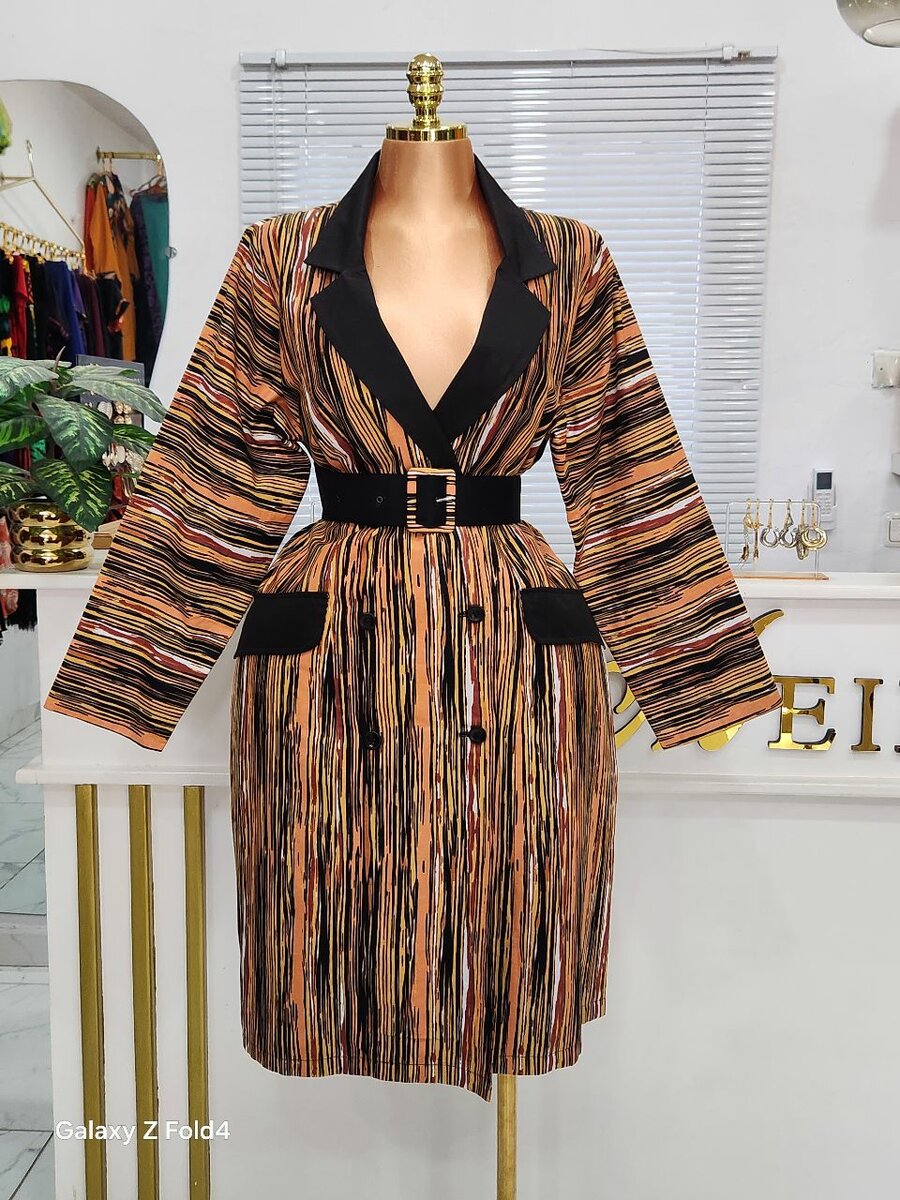 Robe chic imprimée pour femmes