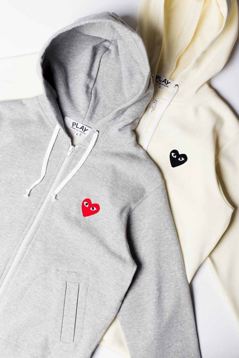 Sweat à capuche & chaîne CDG