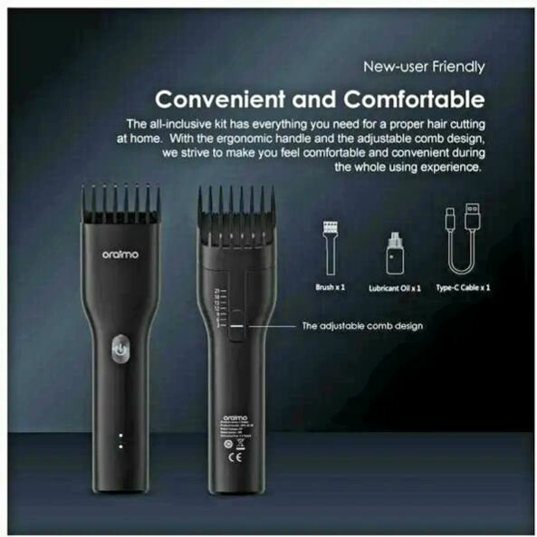 Oraimo Tondeuse à cheveux SmartClipper - Réglable