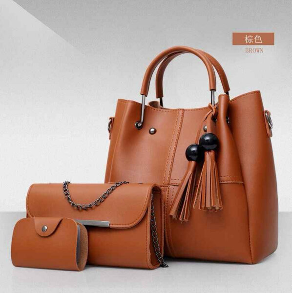 Ensemble de 3 sacs en cuir pour femme