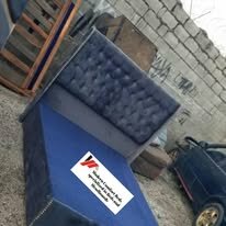 custom made bed with a high base