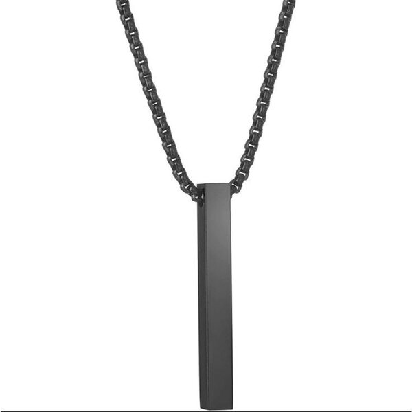 Collier Pendentif Noir