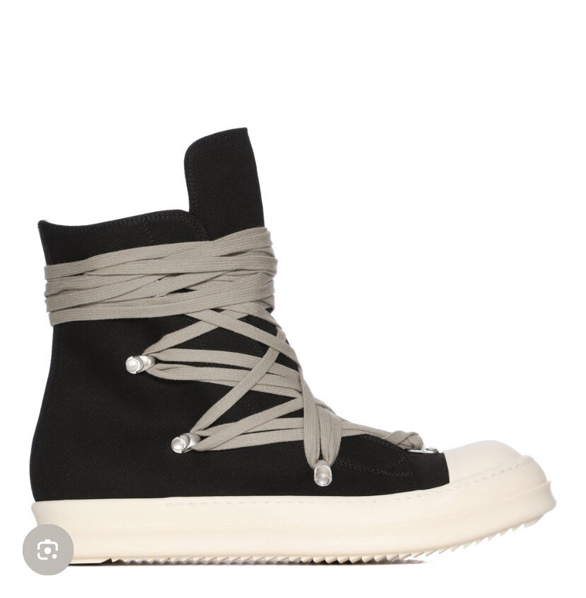 Sneakers noires Rick Owens