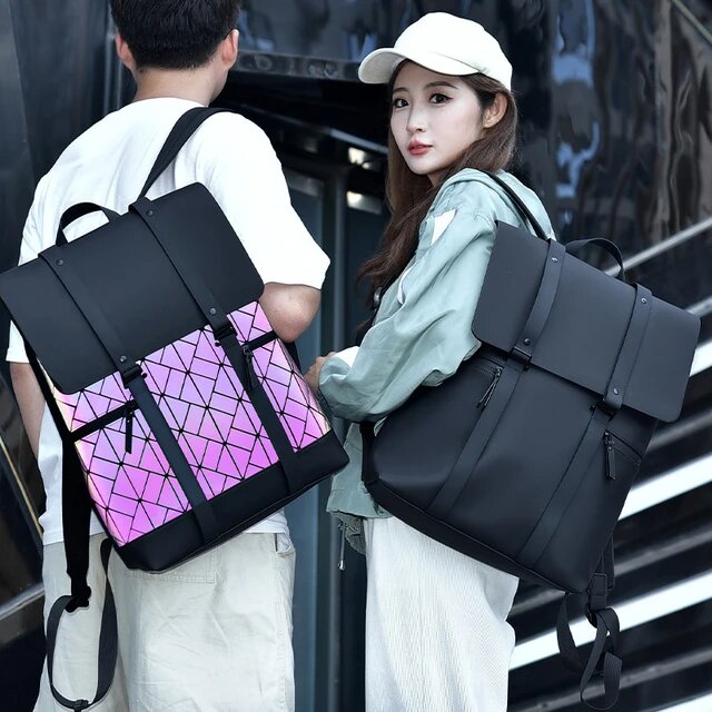 Quality leather travel laptop bag school backpack