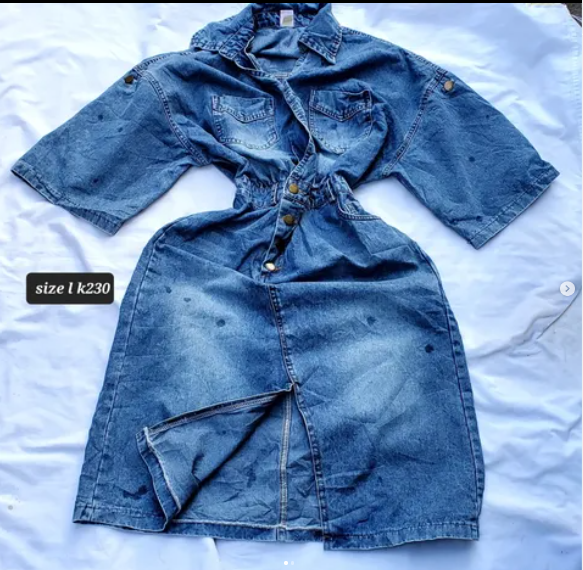 denim dress