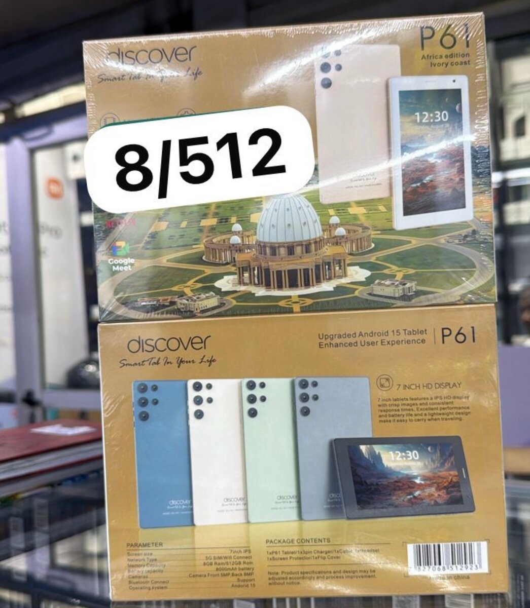 Discover 8GB/512GB Tablet