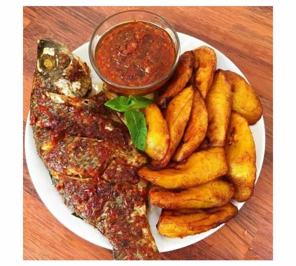 Poisson grillé avec alloco