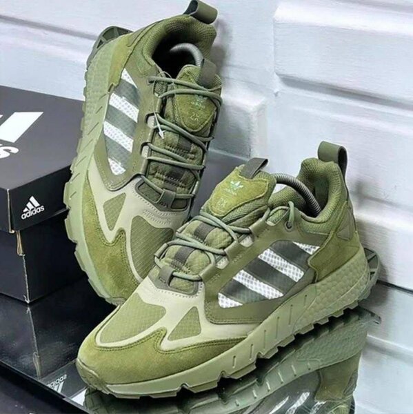 Chaussures de sport vertes