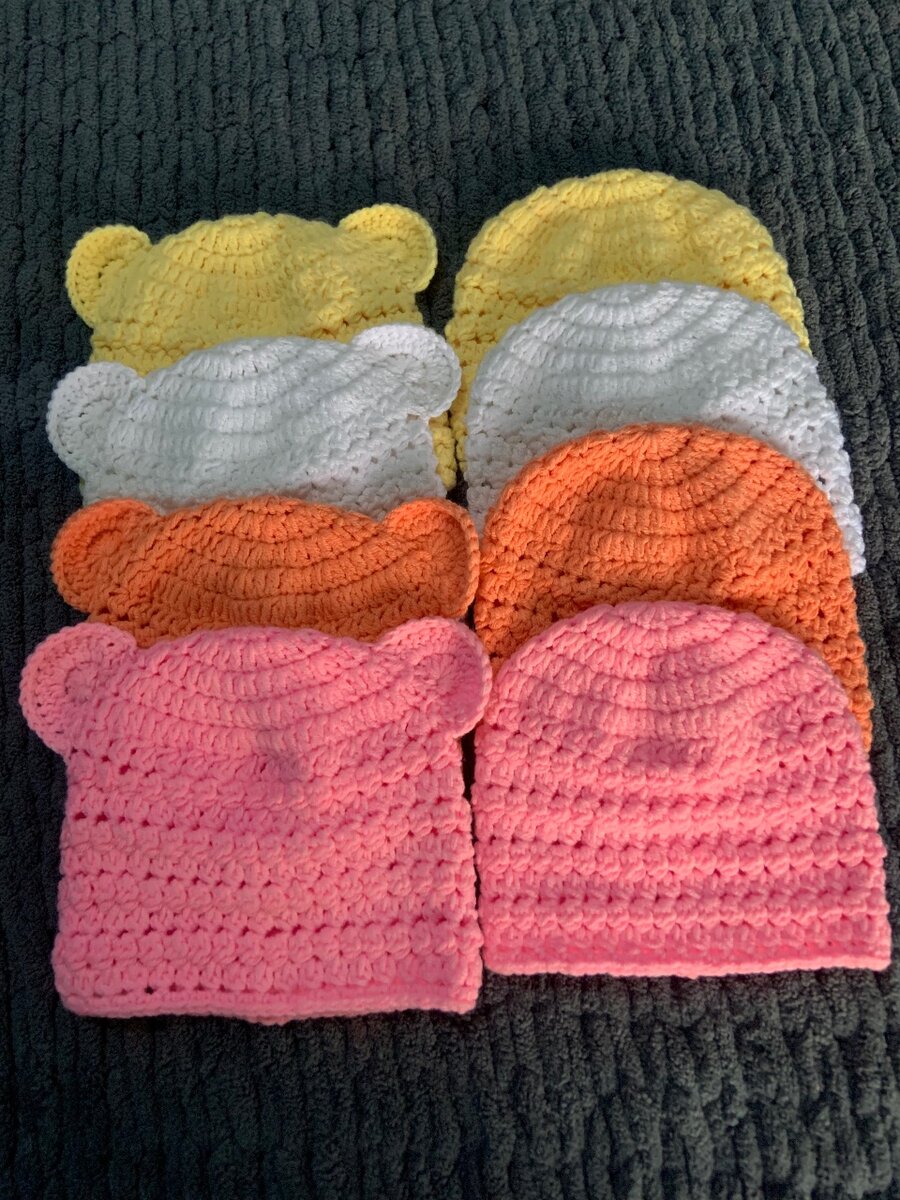 Crochet baby hat