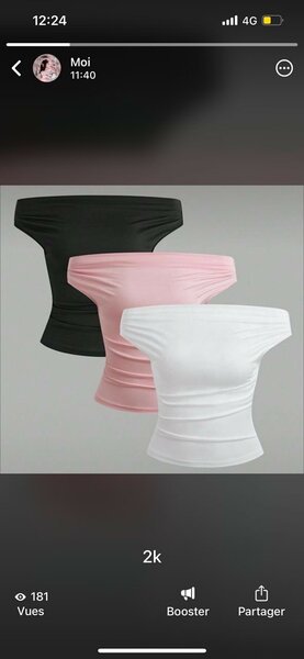 Ensemble de bustiers élégants