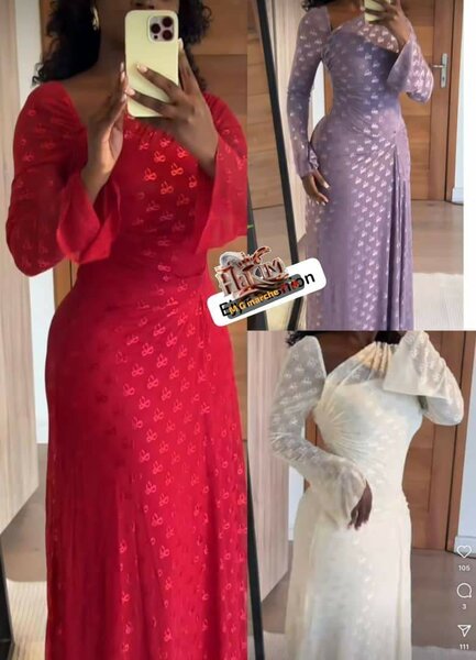 Robe élégante manches longues