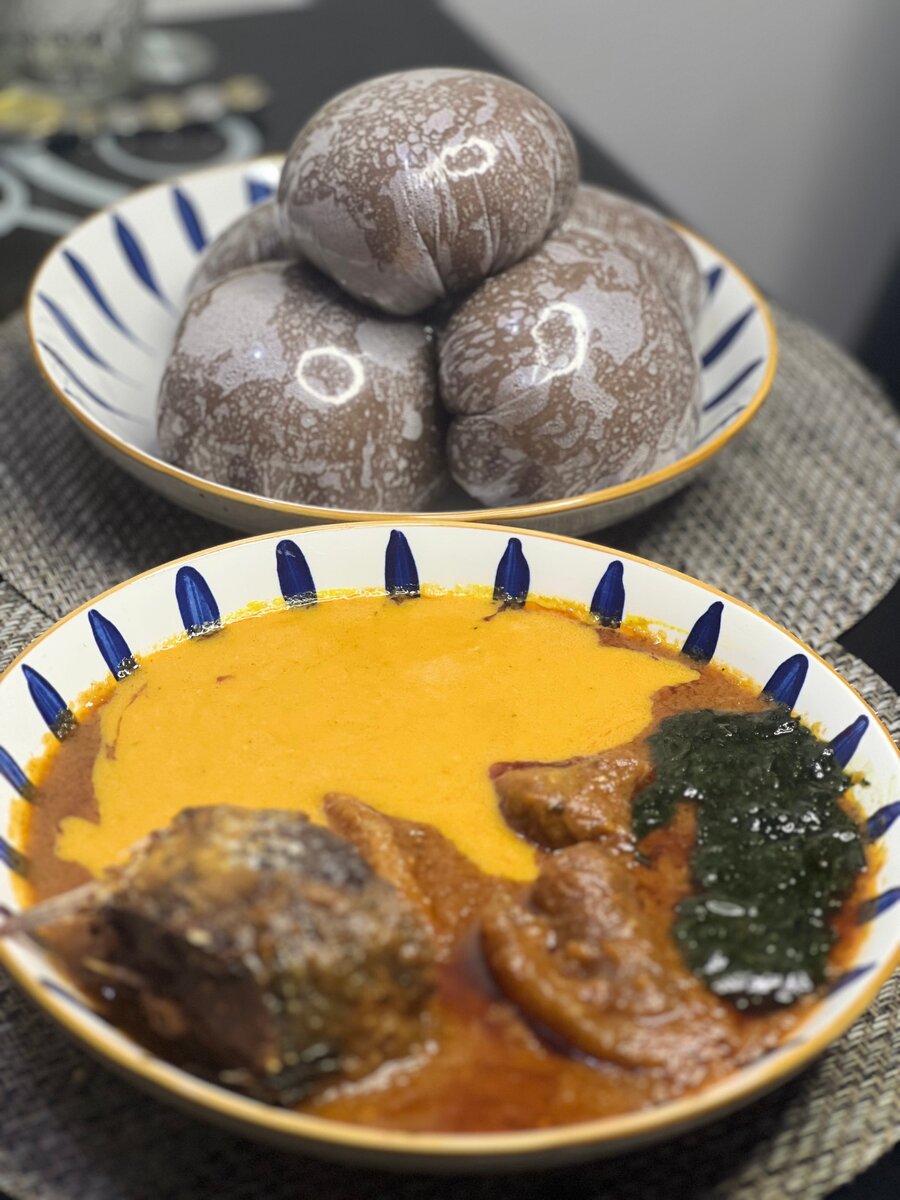 Plat Africain de amla et Sauce