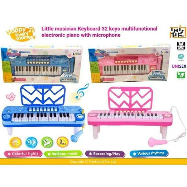 Mini Piano Jouet Clavier Enfants Piano avec Microphone