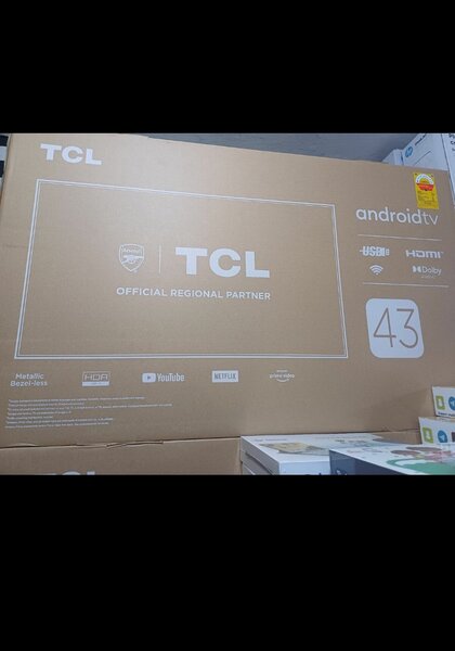 TCL 43 INCHES SMART ANDROID DIGITAL SATELLITE TELEVISIONS