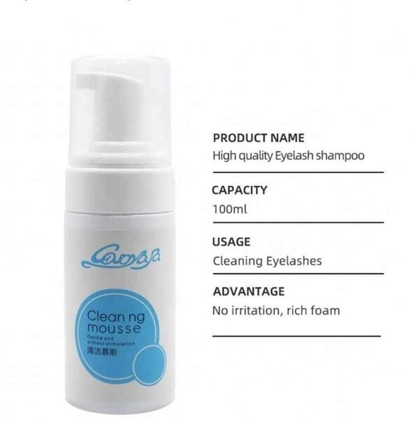 Shampoo mousse pour cils 100ml