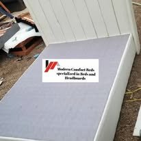 custom made bed with a high base