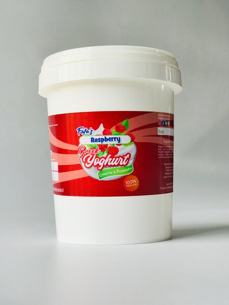 Fafasbreakfast Raspberry Greek yoghurt