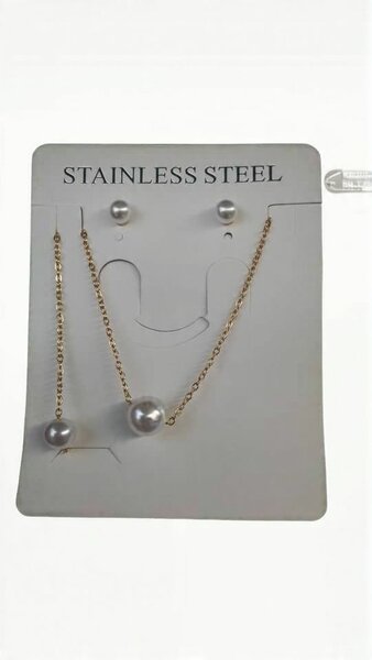 Ensemble Boucles d'Oreilles en Acier Inoxydable