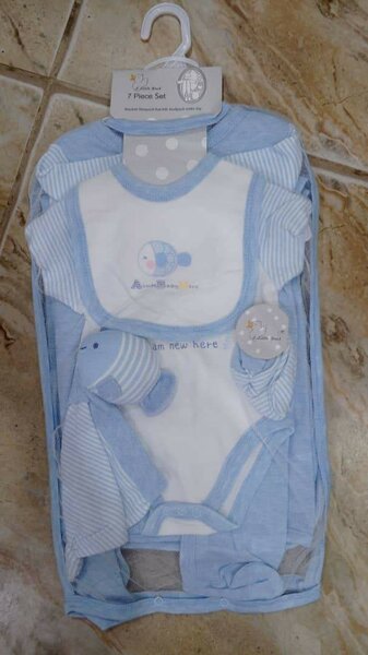 Ensemble Bébé 7 Pièces Bleu