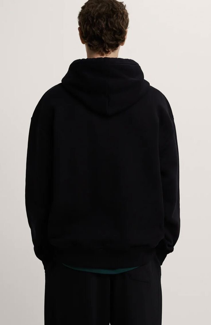 Sweat à capuche noir homme