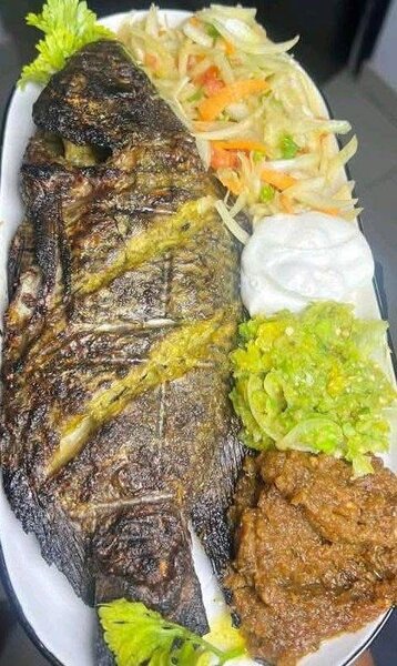 Poisson grillé délicieux