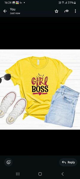 Customised Boss Lady/Girl Boss T Shirts