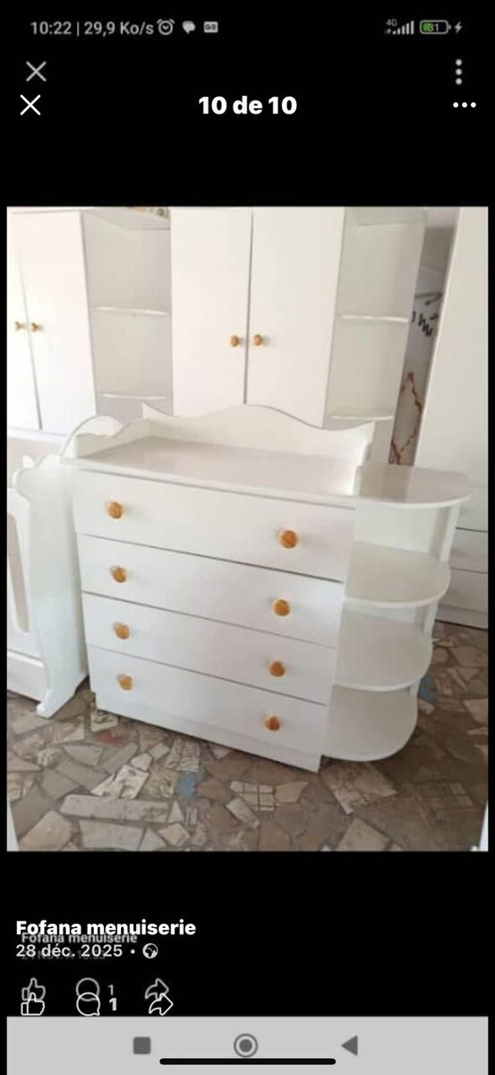 Meuble de Rangement Enfant - Dressing avec Dessertes