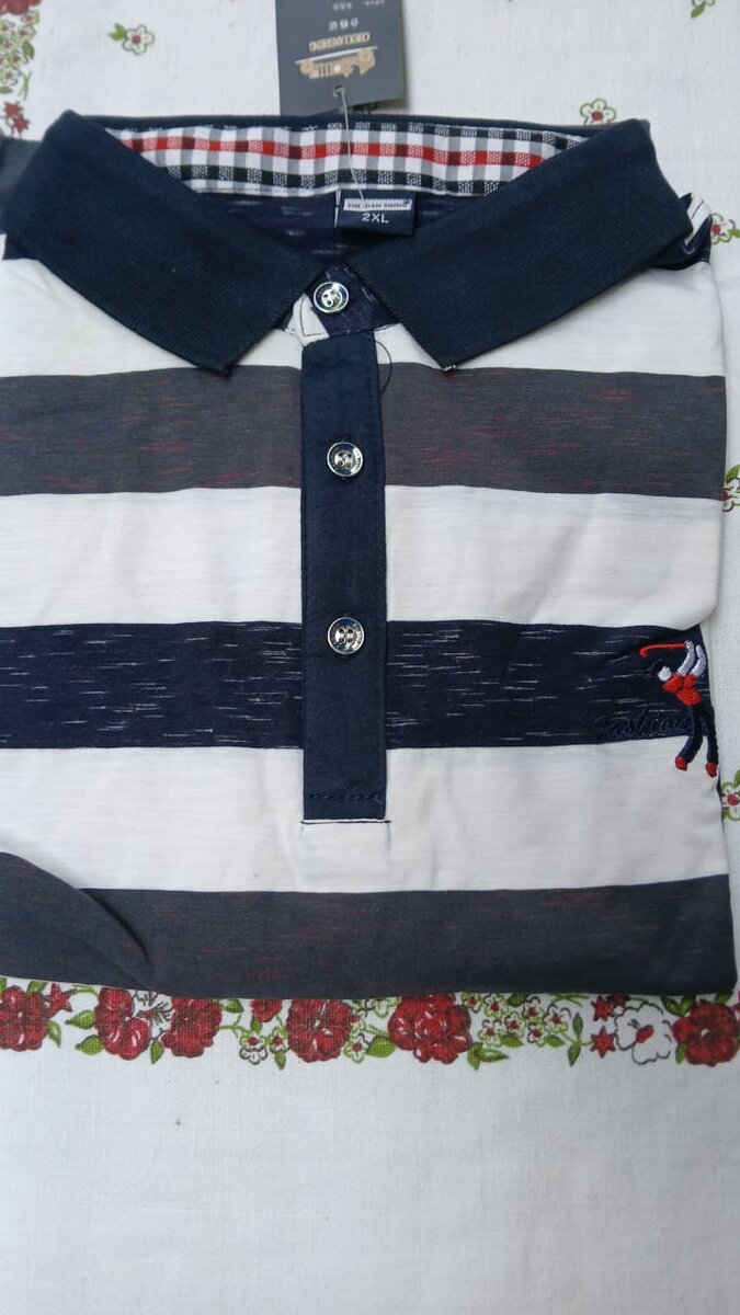 Polo rayé classique homme