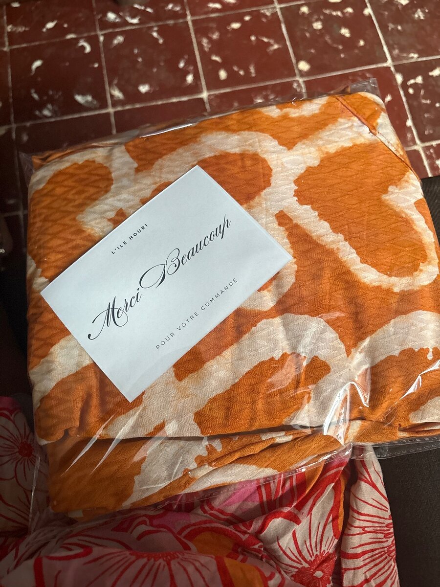 Chemise en lin imprimée