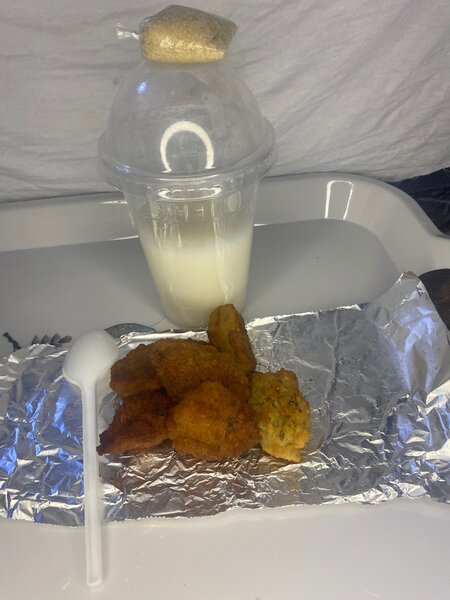 Beignets Akara avec bouillie