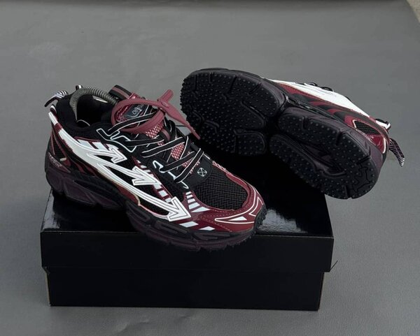 Off white Purple sneakers