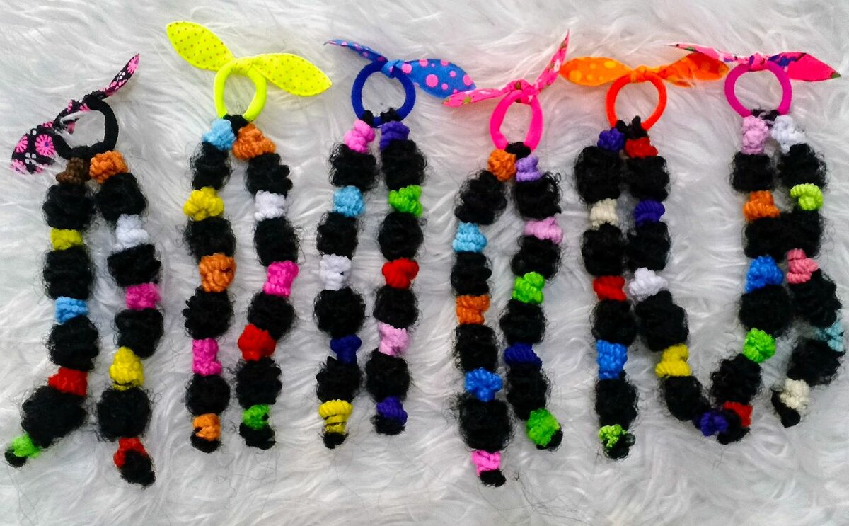 Postiche chignon enfants