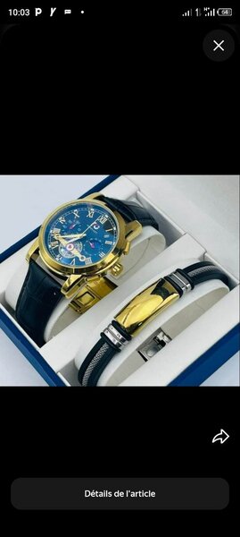 Montre luxe bracelet interchangeable