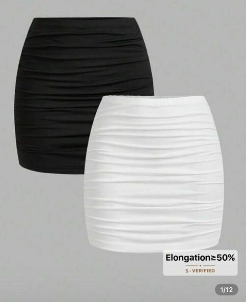 Jupes moulantes extensibles