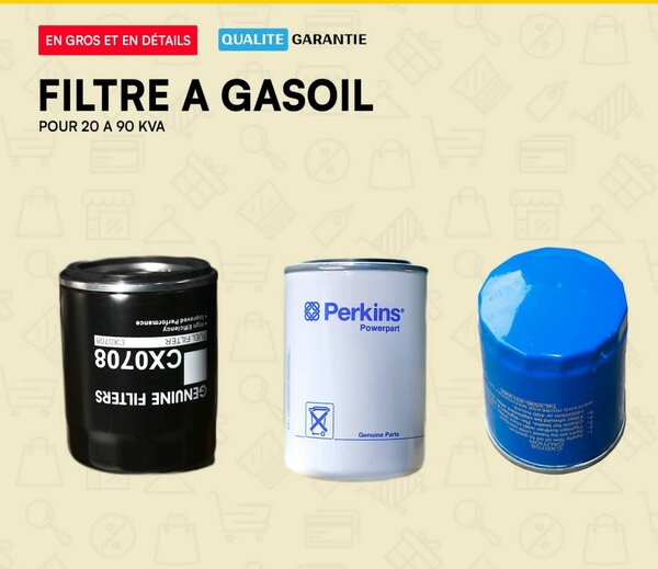 Filtre à Gasoil 20-90 KVA