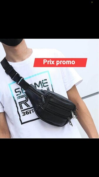 Sac banane en cuir élégant