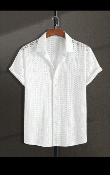 Chemise blanche homme été