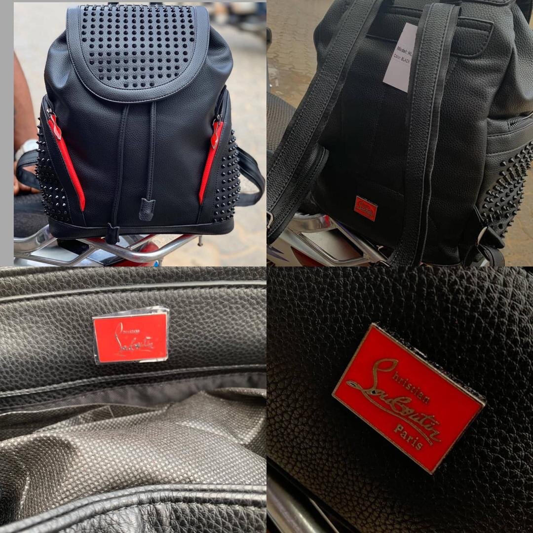 Sac à dos élégant en cuir noir