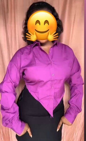 Chemisier asymétrique élégant