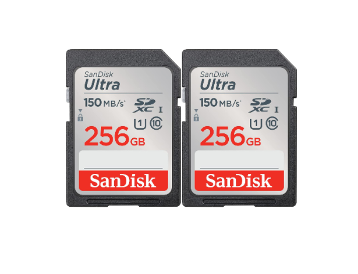 Carte SD SanDisk 256GB Ultra