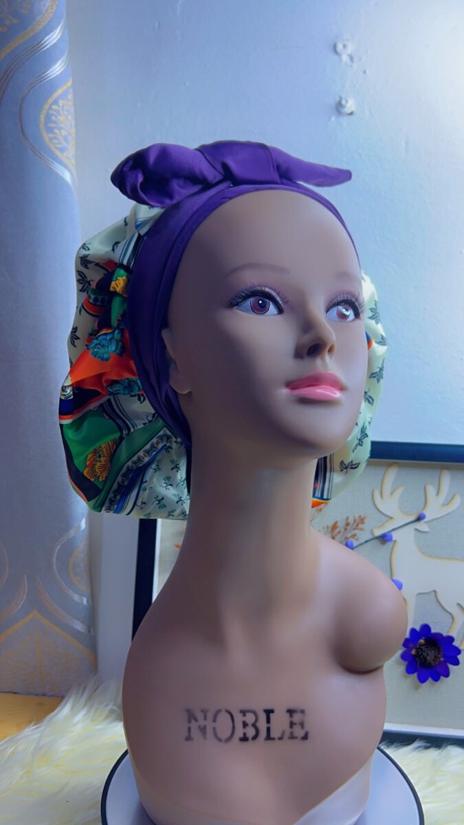 2 in 1 Hair Bonnet