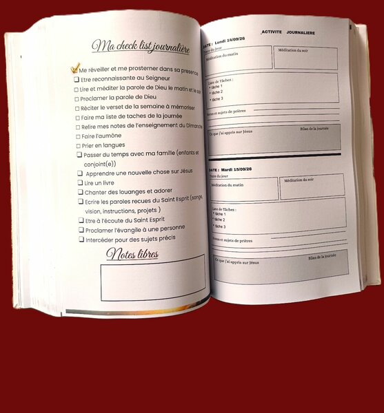 L'Agenda du Disciple 2026 - Planificateur Quotidien Spirituel