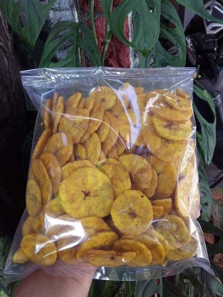 Chips de banane plantain croquants