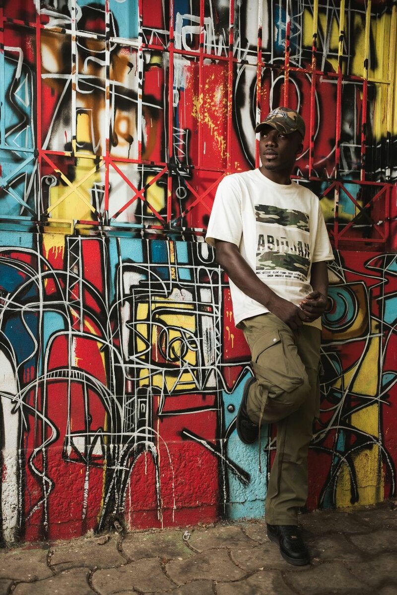 T-shirt camouflage urbain Abidjan