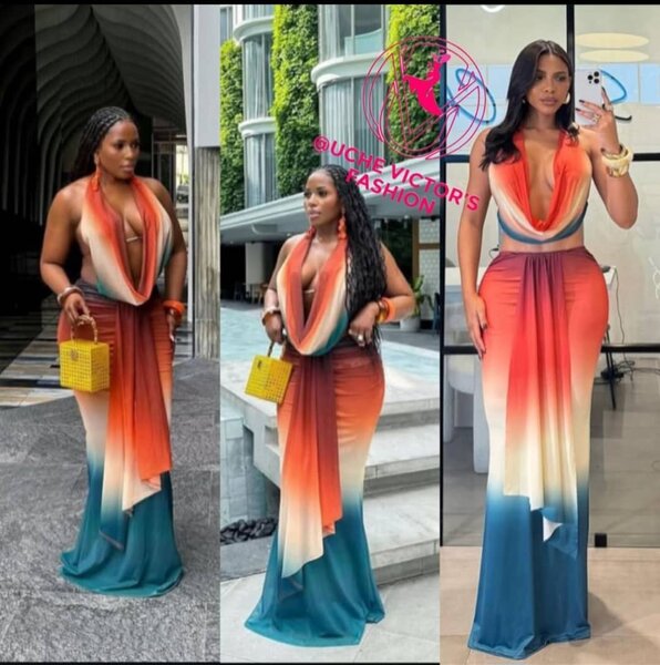 Complét jupe Dégradé Élégante