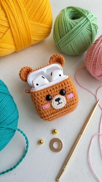 Coques Écouteurs Tricotées