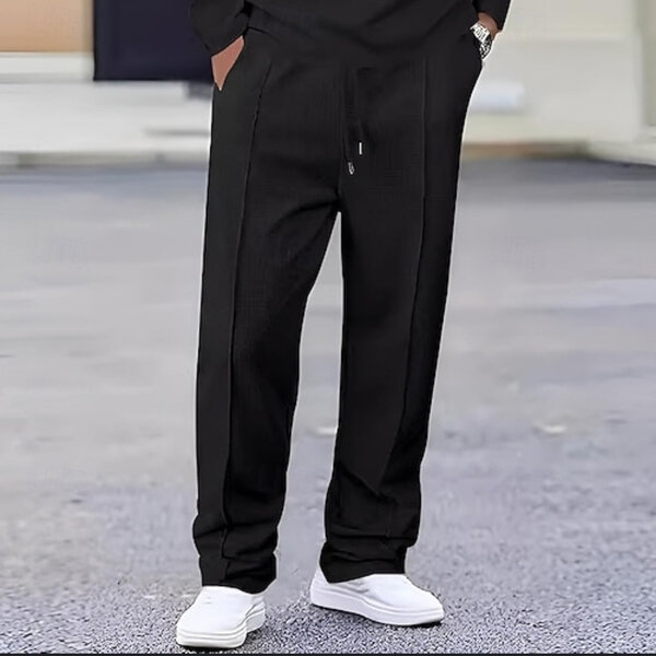 Pantalon noir décontracté