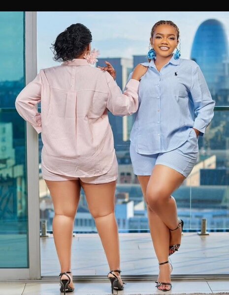 Ensemble chemise et short tendance